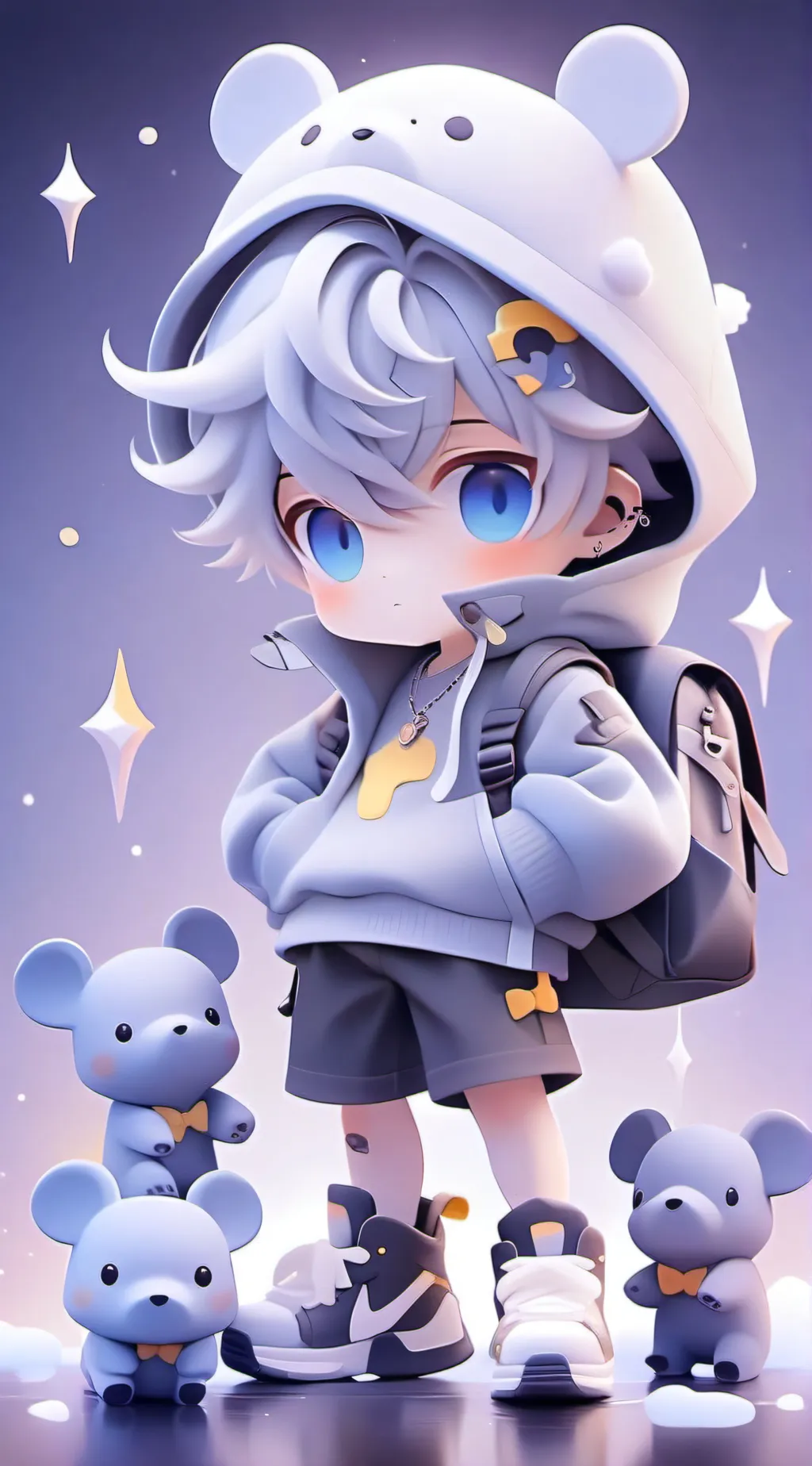 ai character: MIKEY :> background