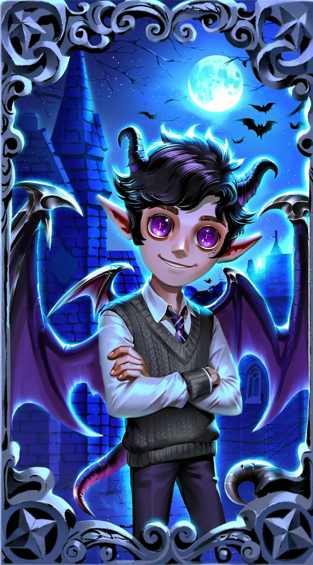 ai character: Gellybean background