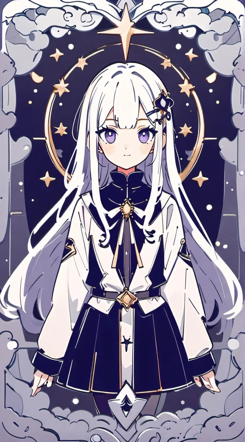 ai character: Aurora background