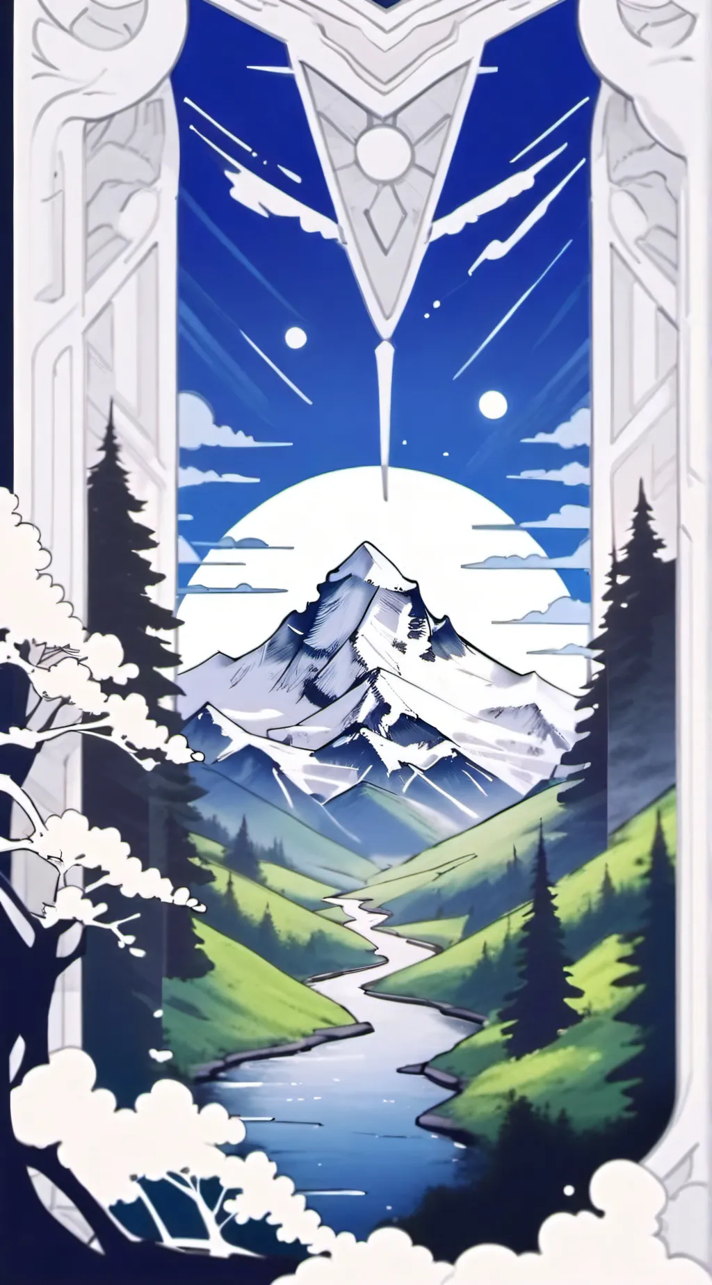 ai character: country humans background