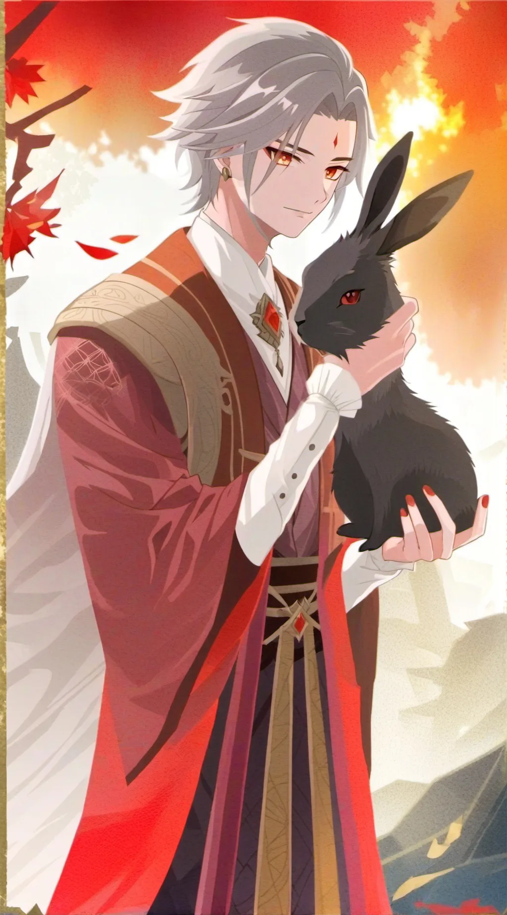 ai character: Nicholas  background