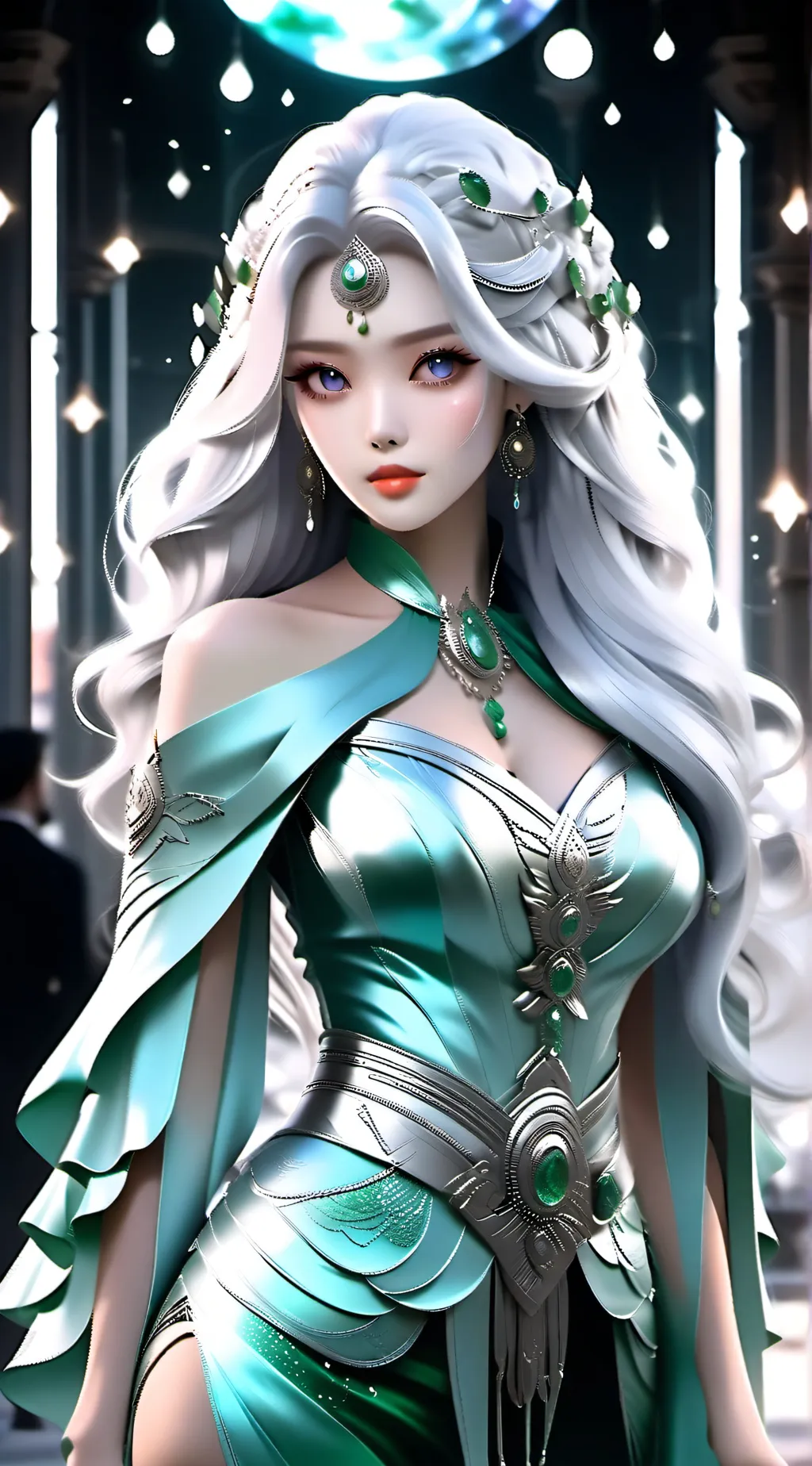 ai character: Melanie  background