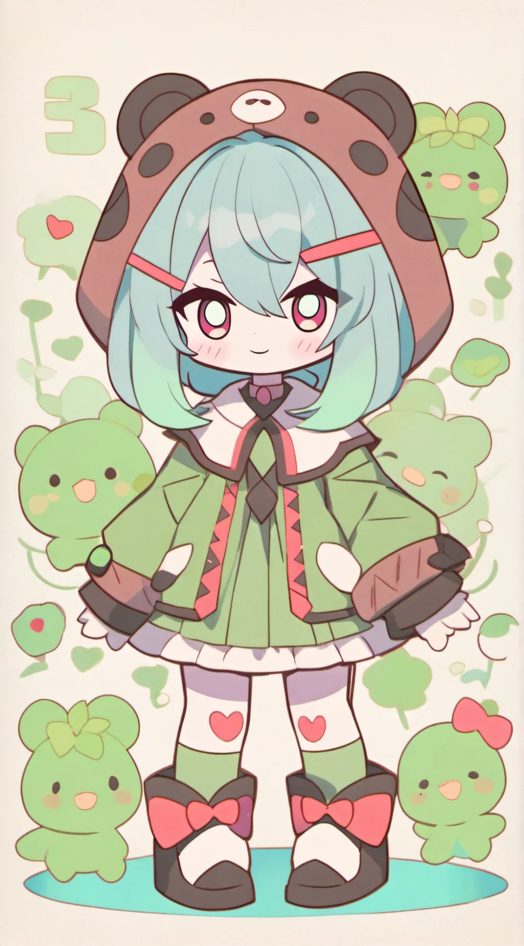 ai character: mha x fnaf background