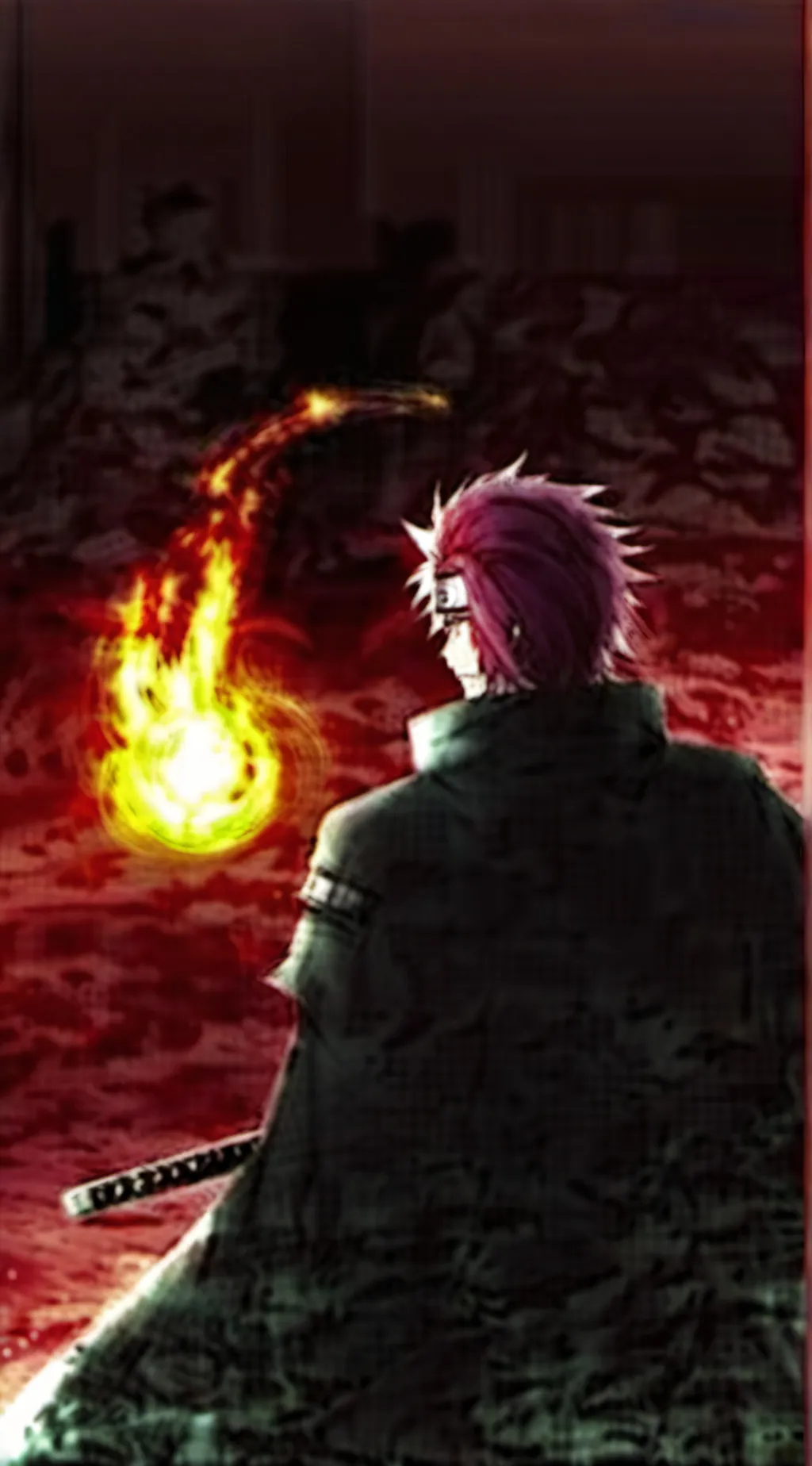 ai character: Tanjiro  background