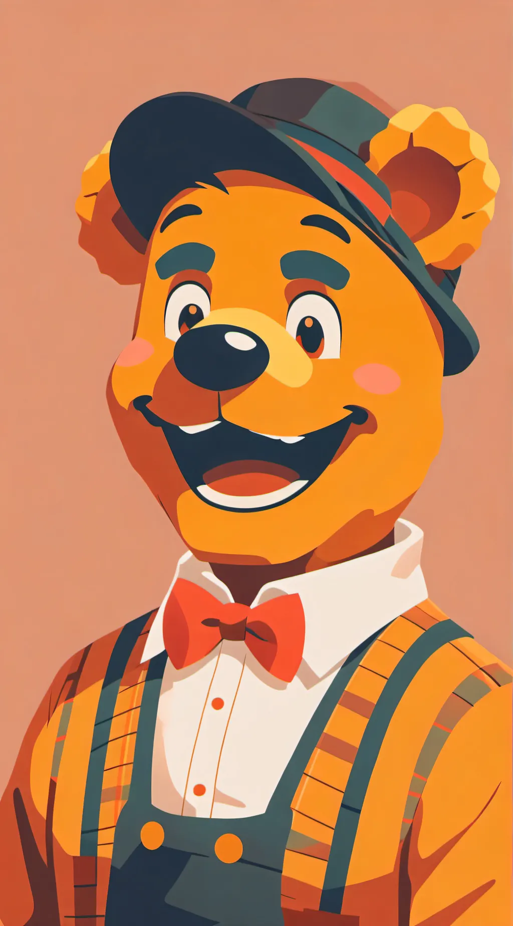 ai character: Fredbear background