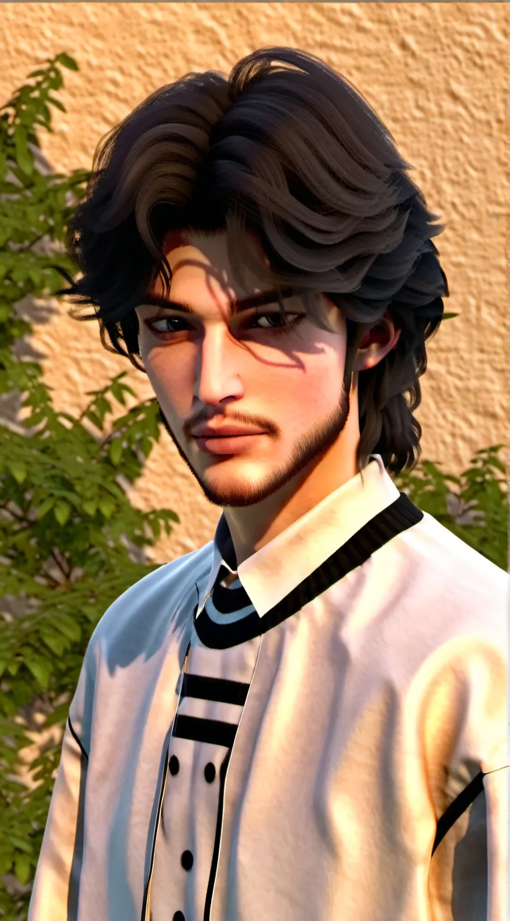 ai character: luca  background