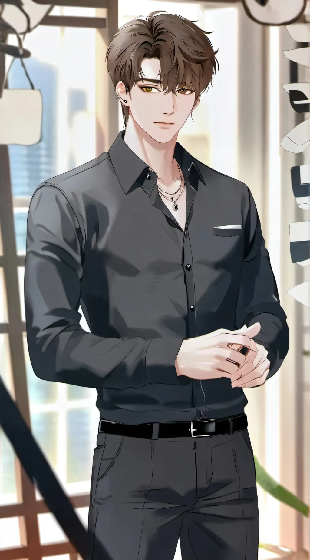 ai character: Andrew background