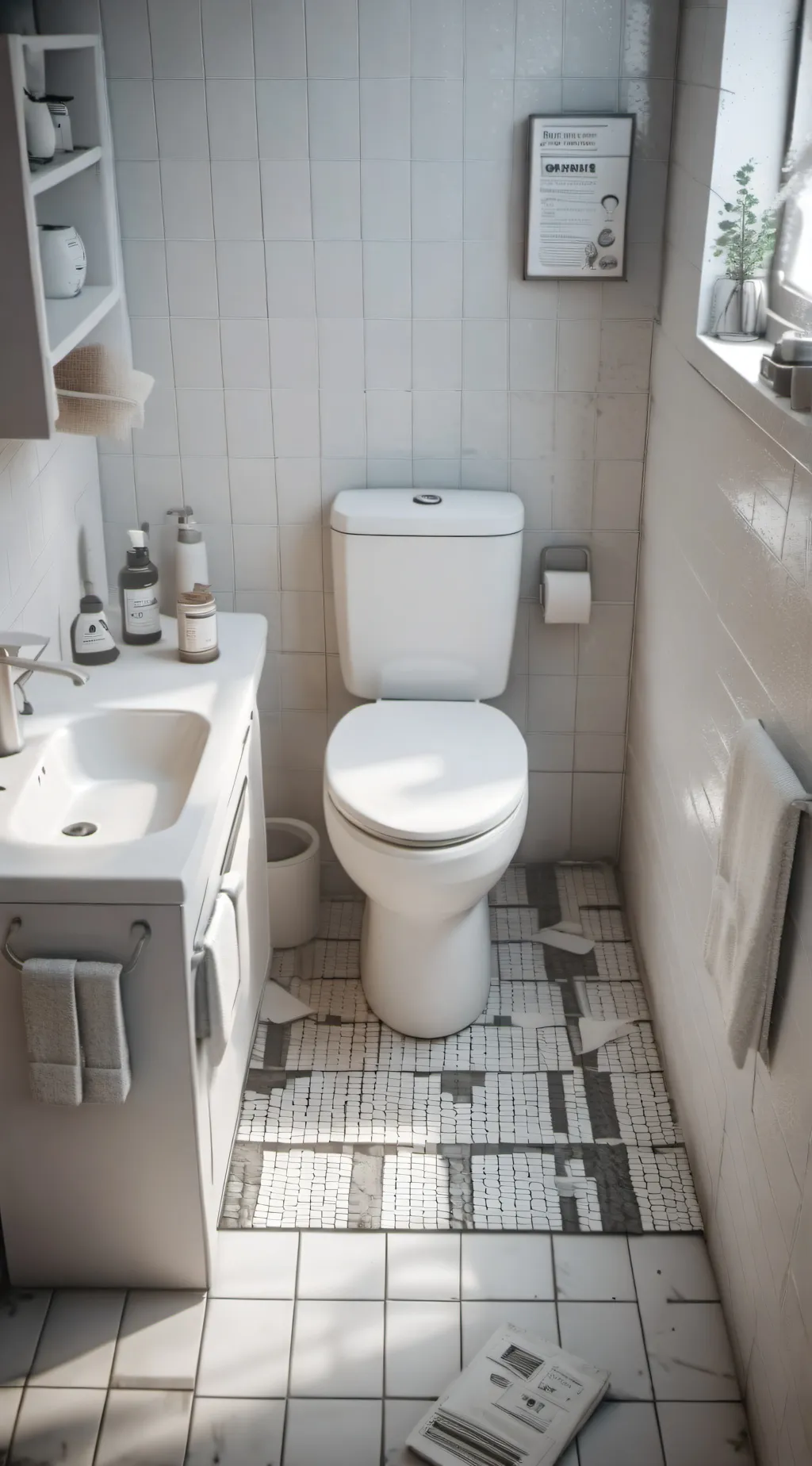 ai character: the magic toilet background