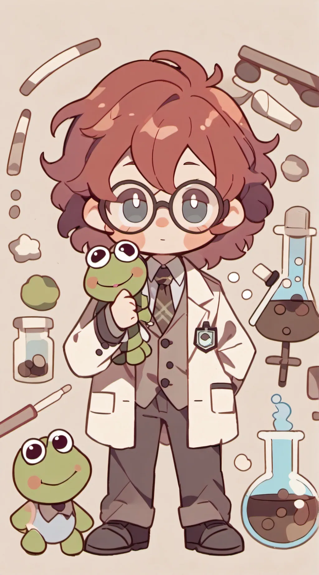 ai character: Beaker background