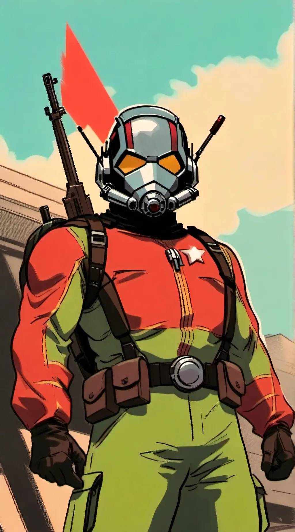 ai character: Sergeant Ant-Man background