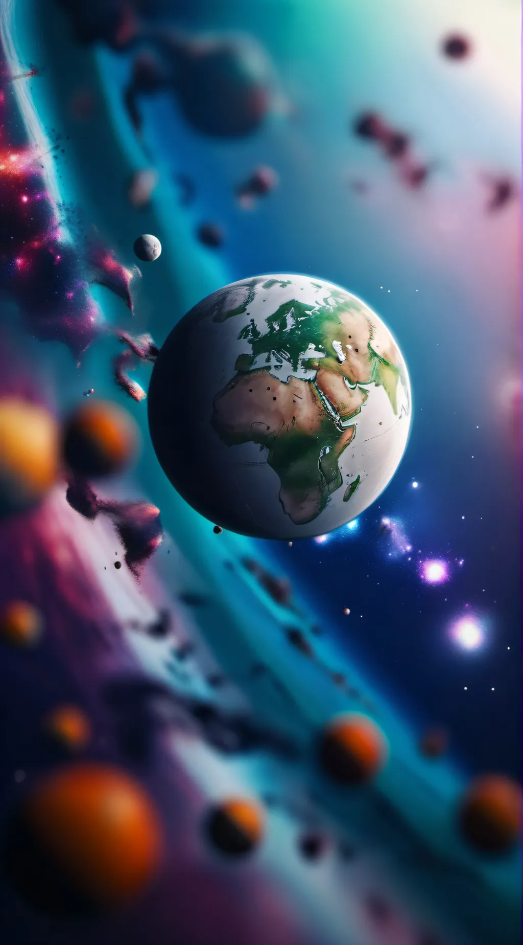 ai character: solarballs background