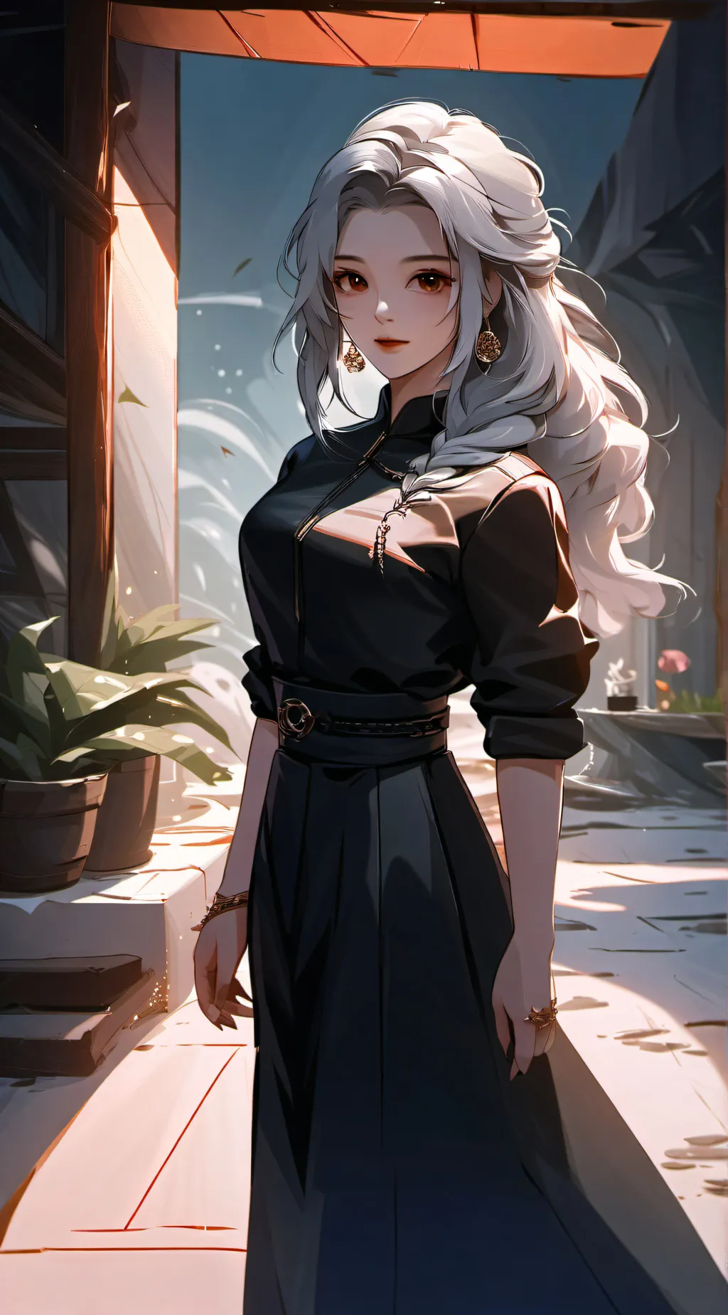 ai character: Super power school background