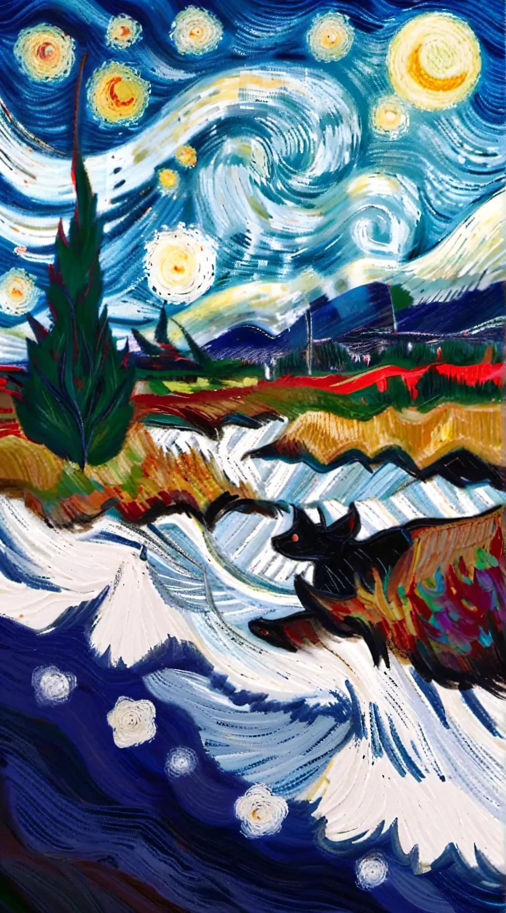 ai character: Retiring account background