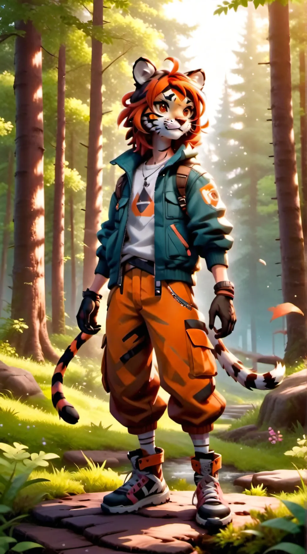 ai character: Zoey background