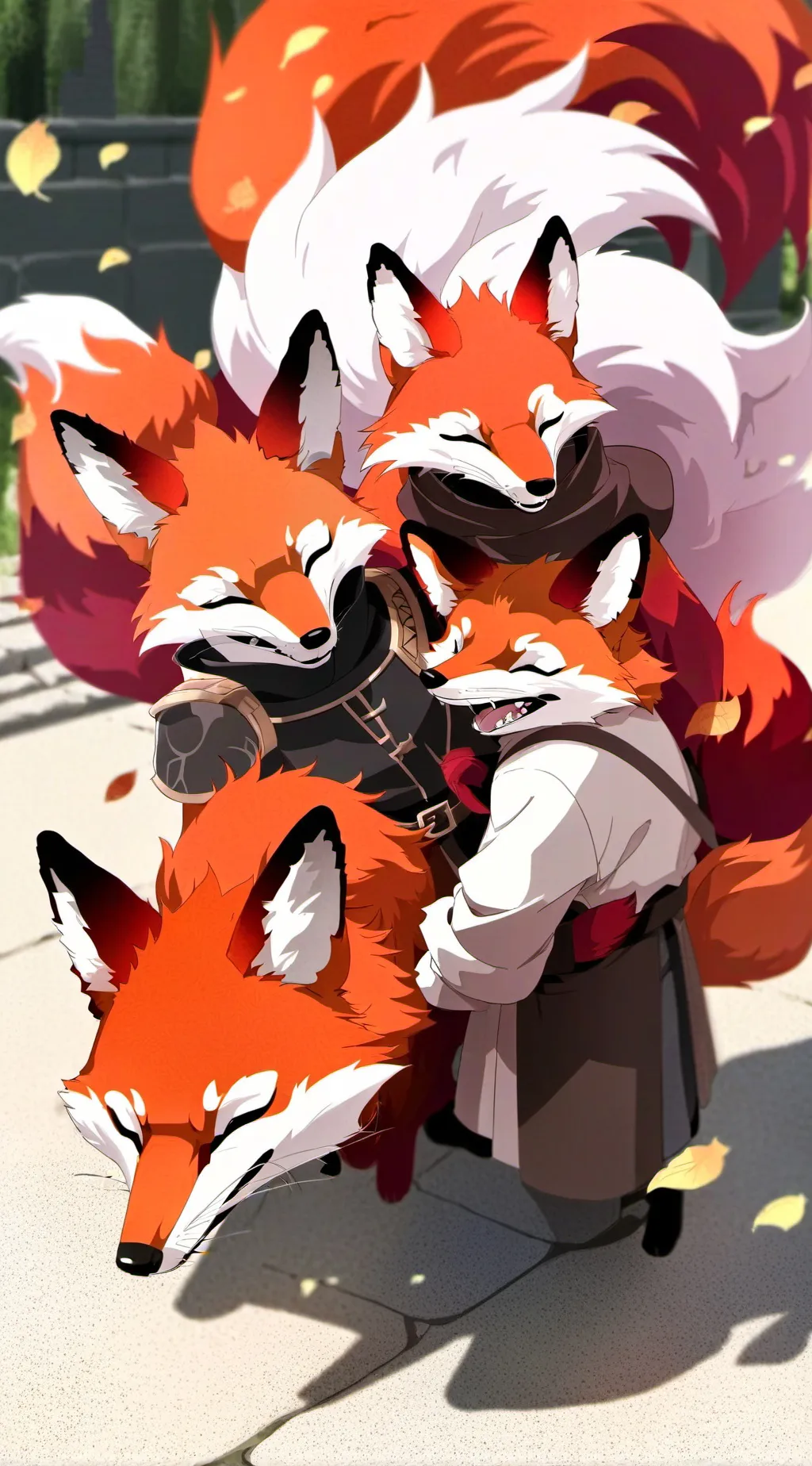 ai character: ★Furry life★ background