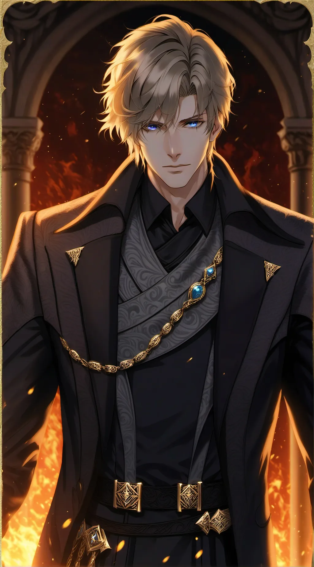 ai character: King Ian Hart background