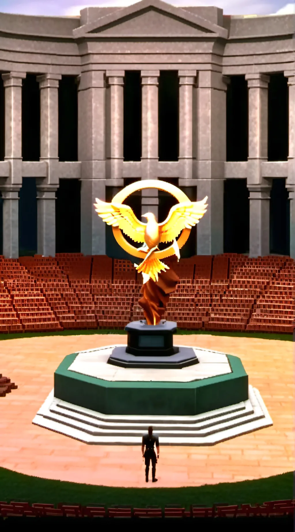 ai character: CartoonHungerGames background