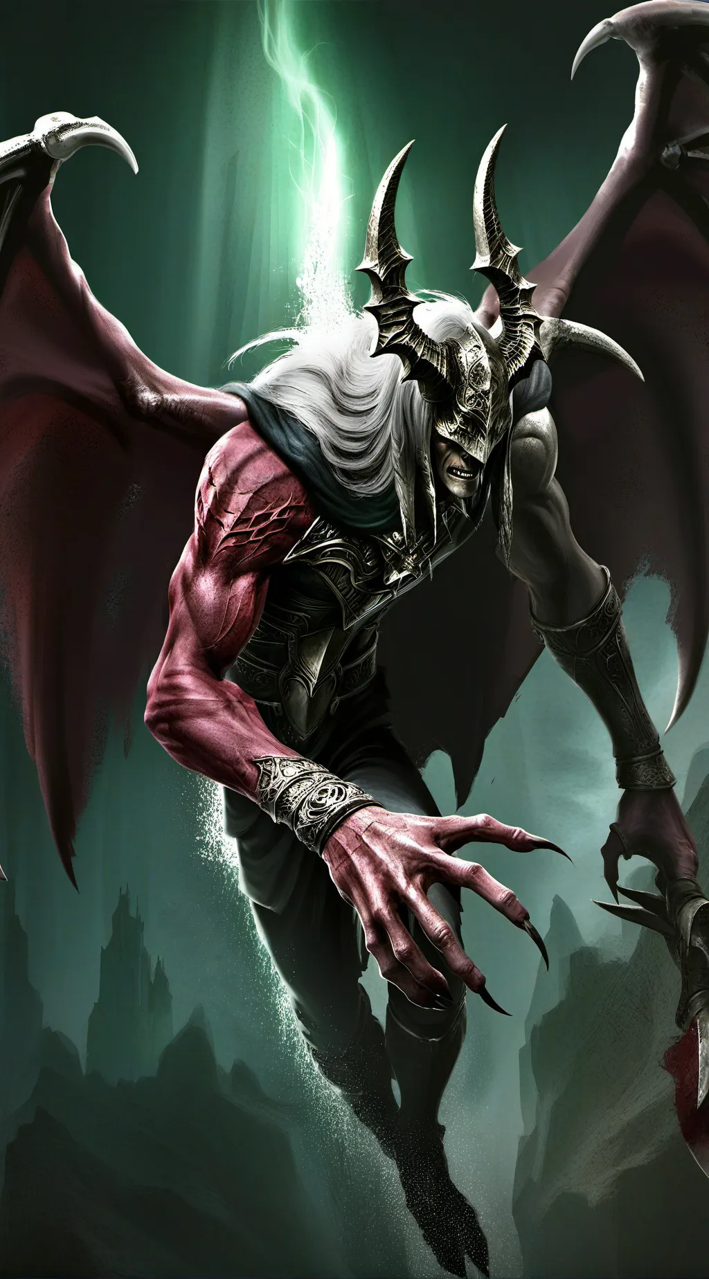 ai character: MHA Demon background