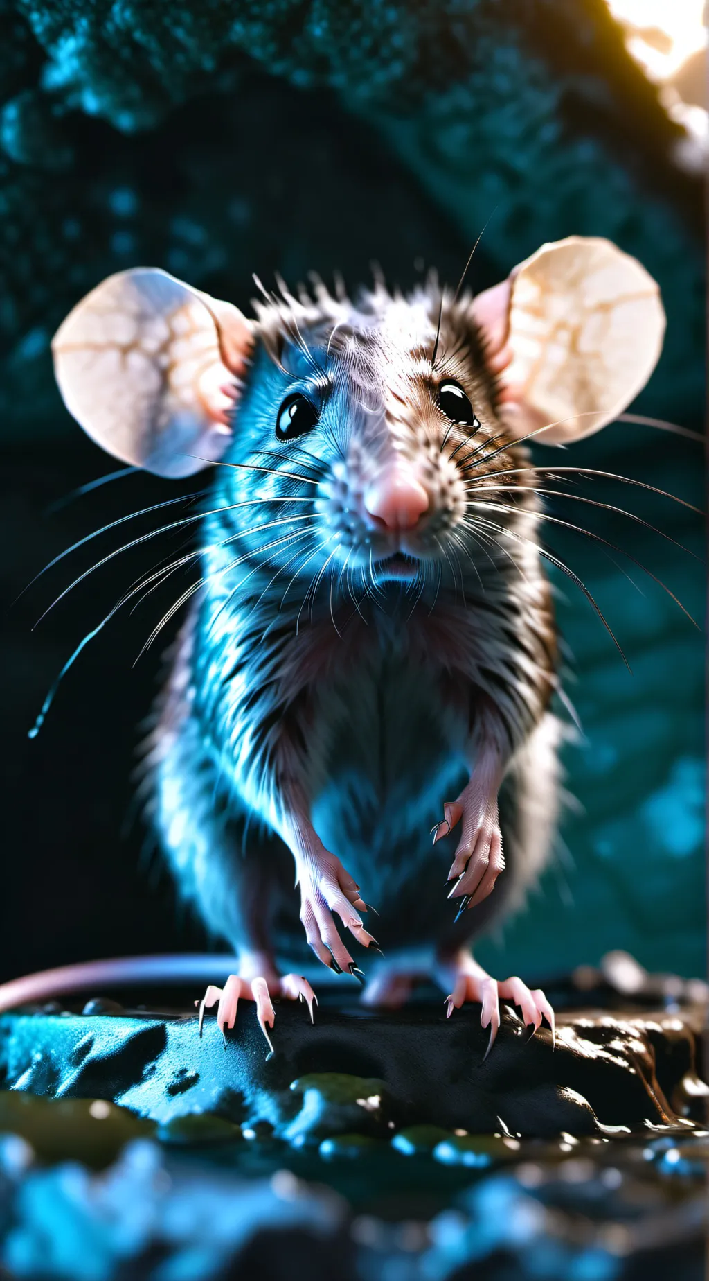 ai character: Fridge rat background