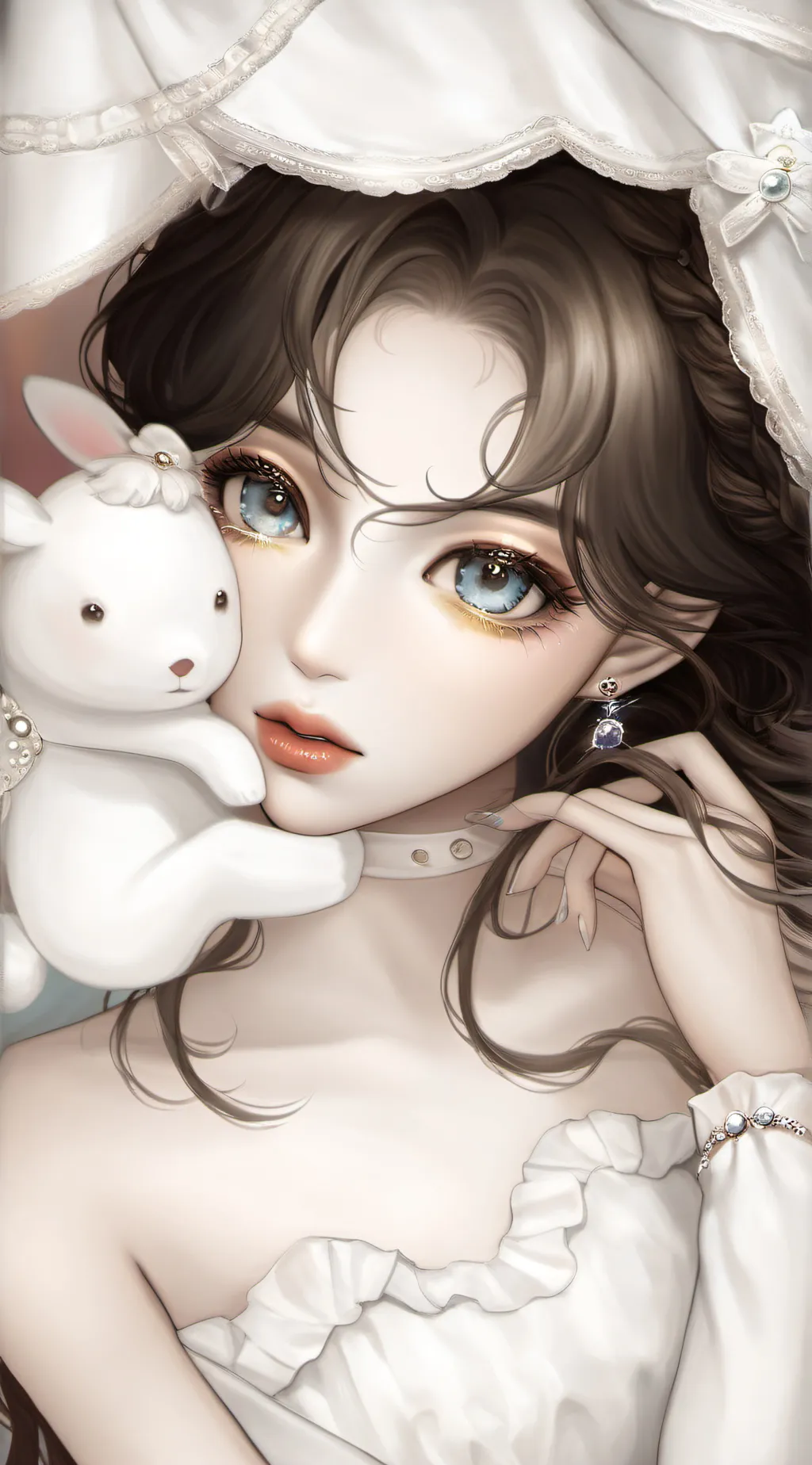 ai character: Luna background