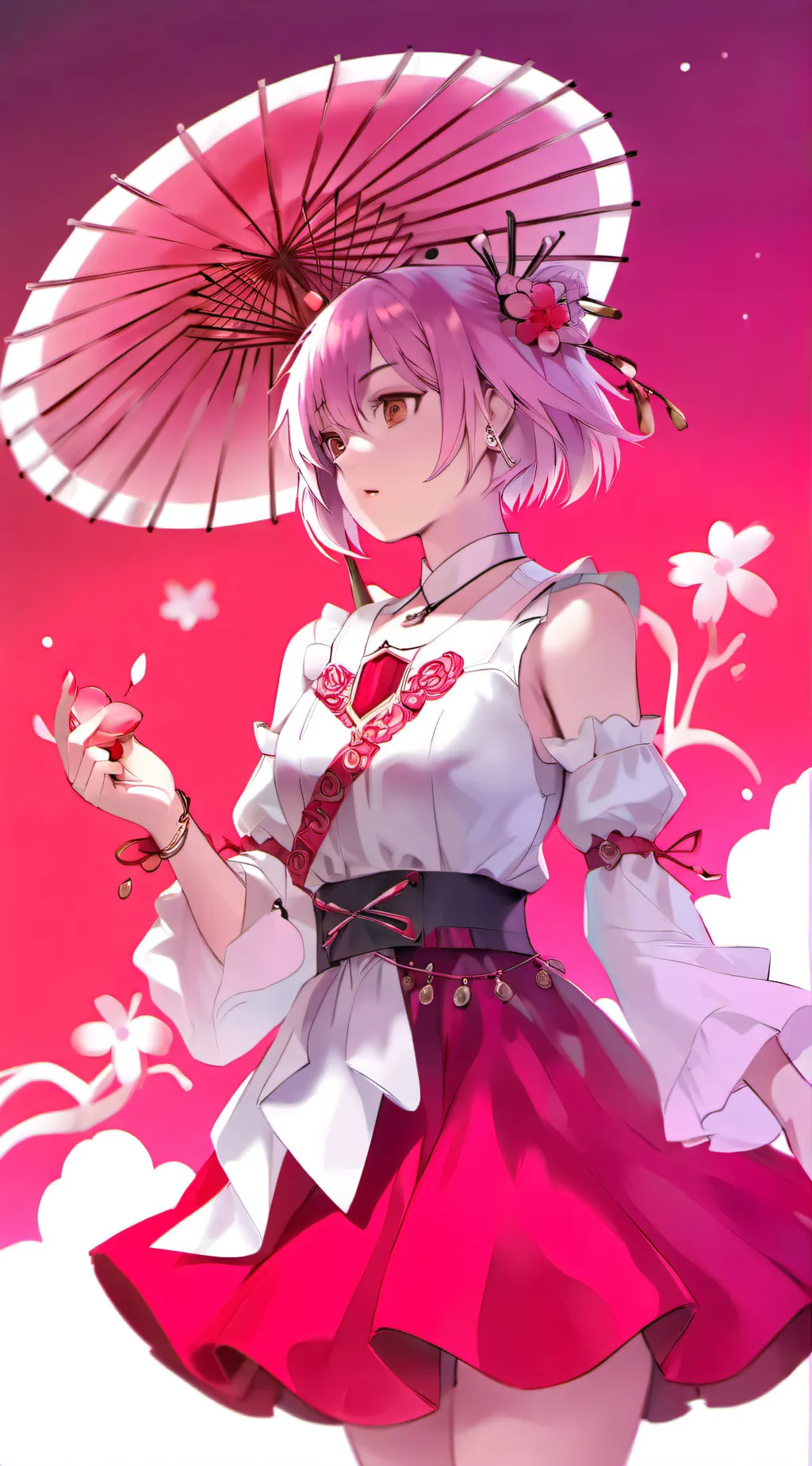 ai character: Madoka kanime  background