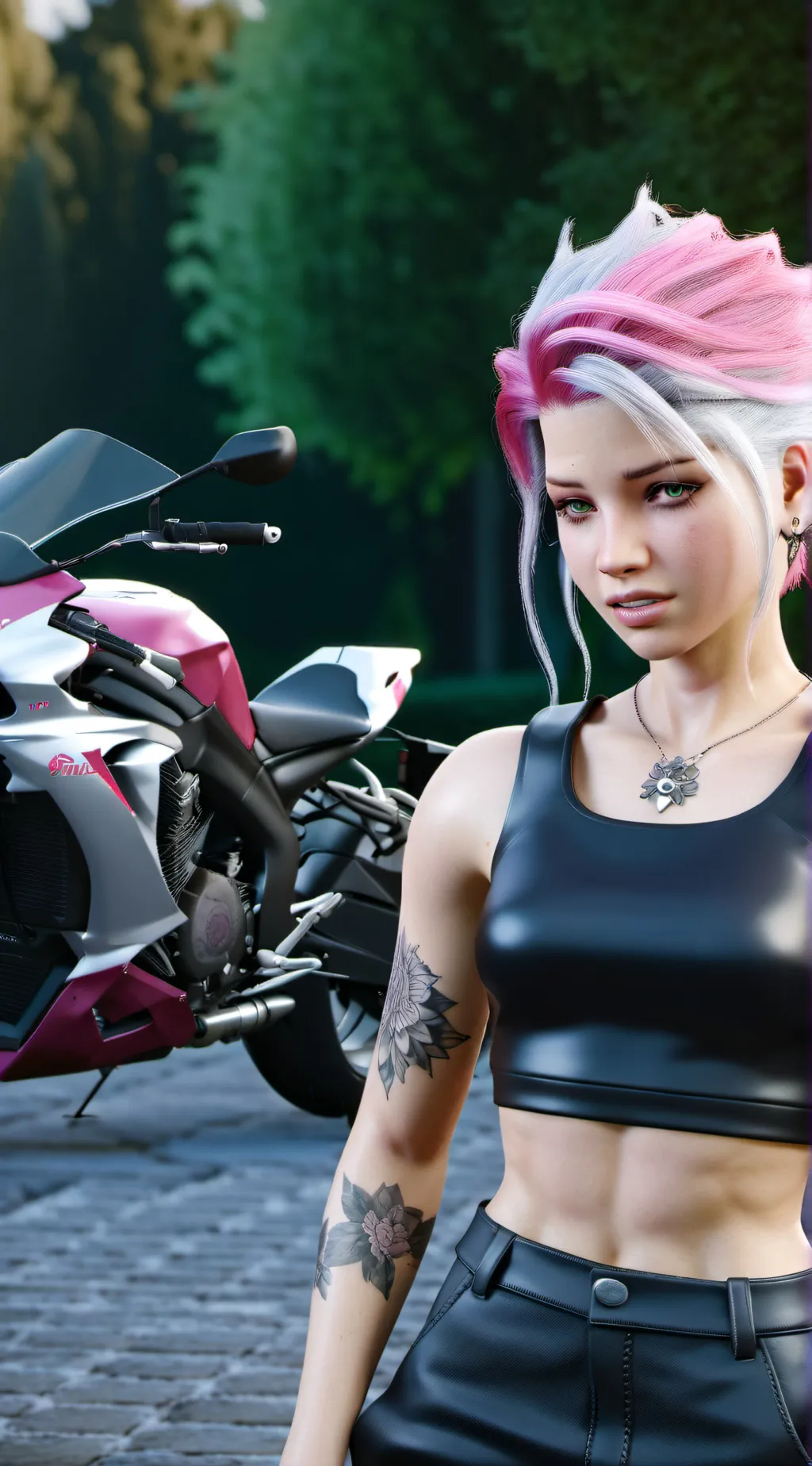 ai character: Laney background