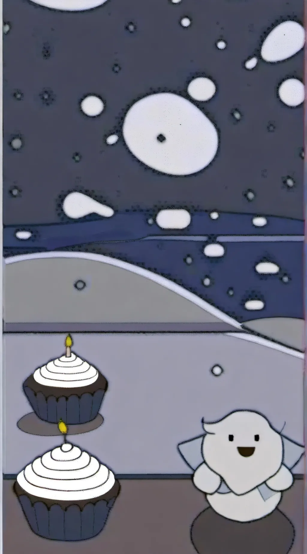 ai character: Happy birthday! background