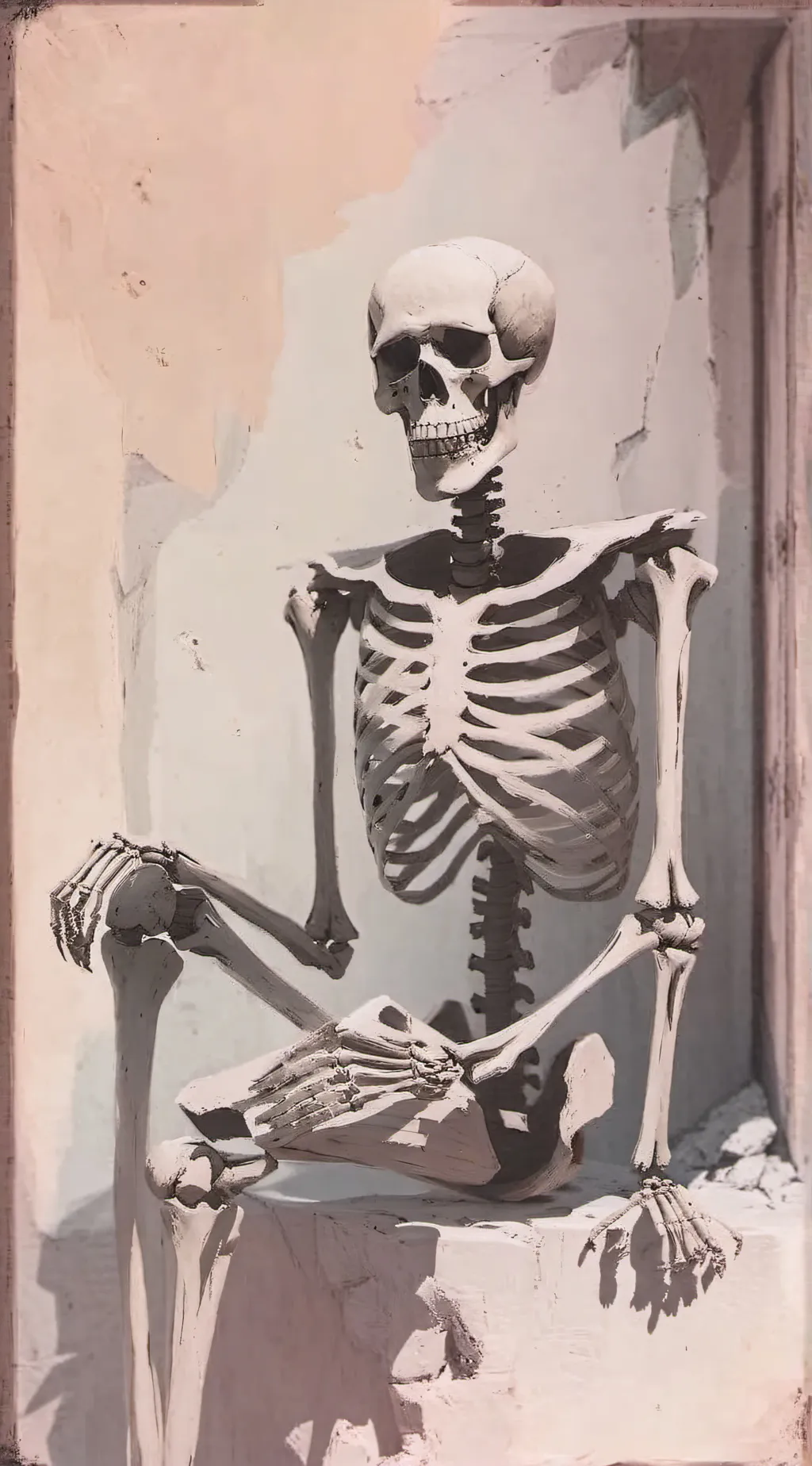 ai character: Greg The Skeleton  background