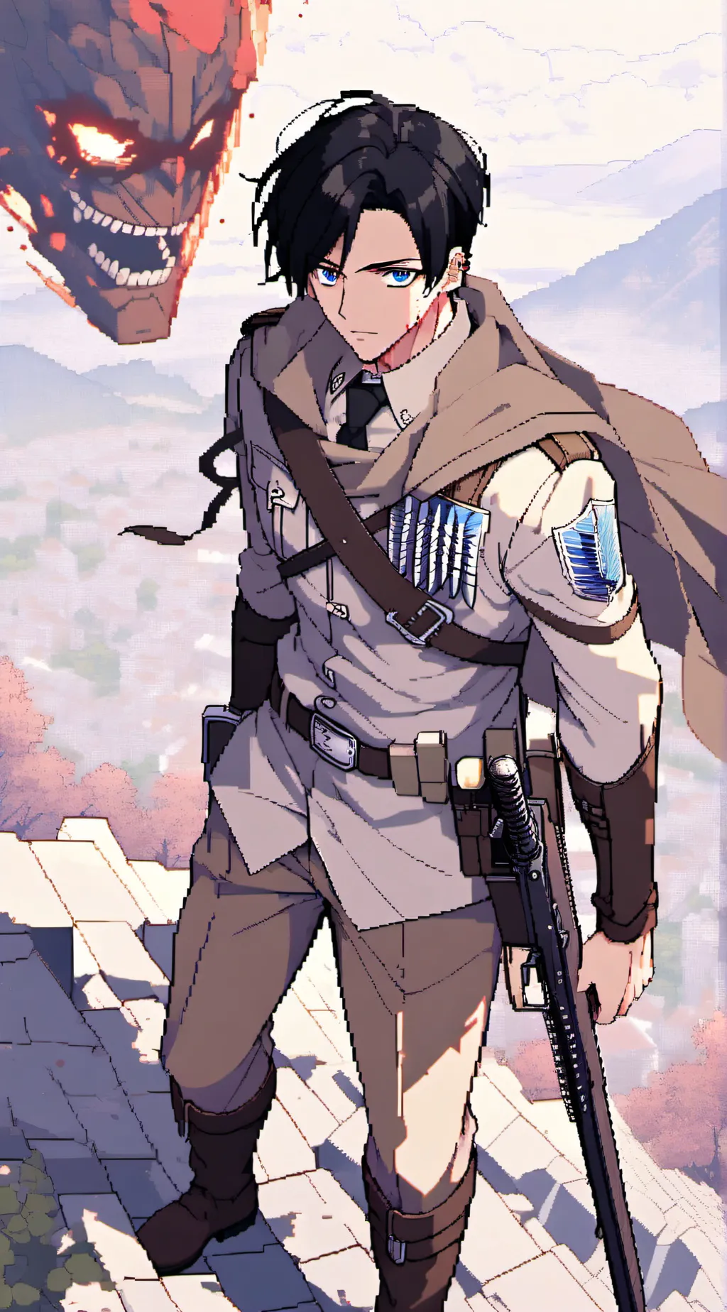 ai character: Luthrion Latham  background