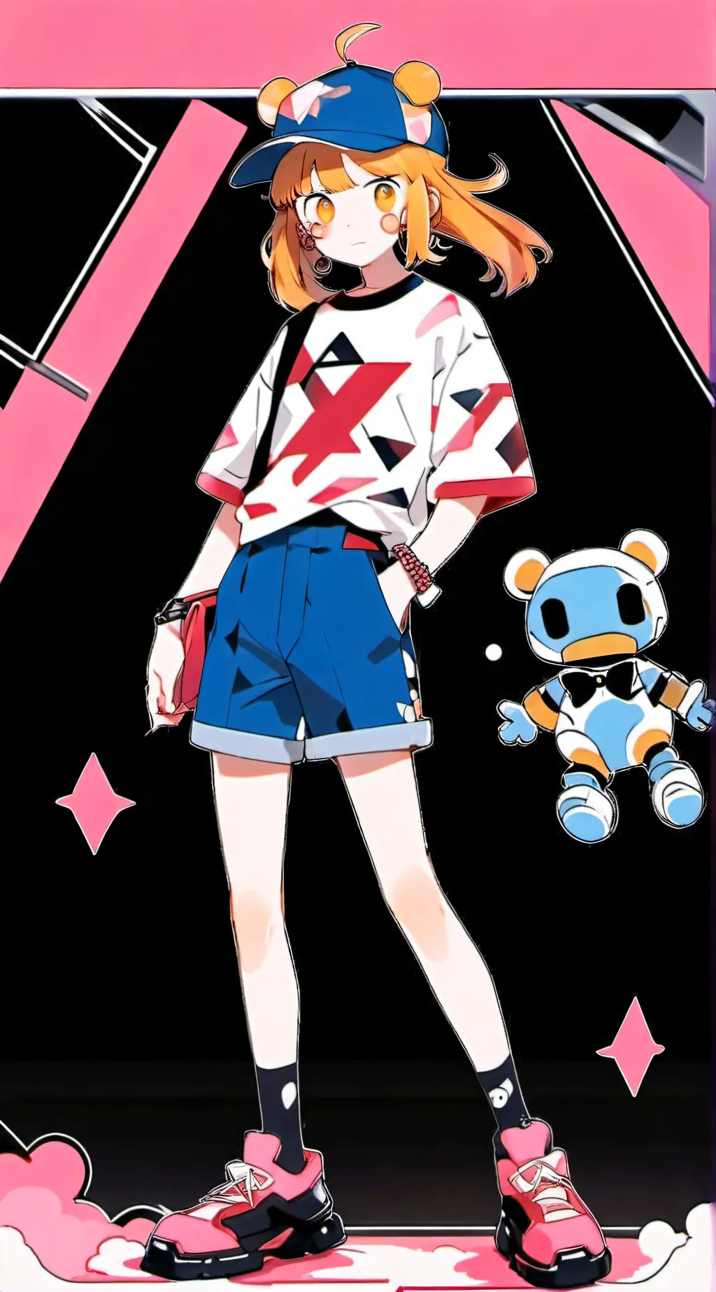 ai character: Elizabeth Afton background