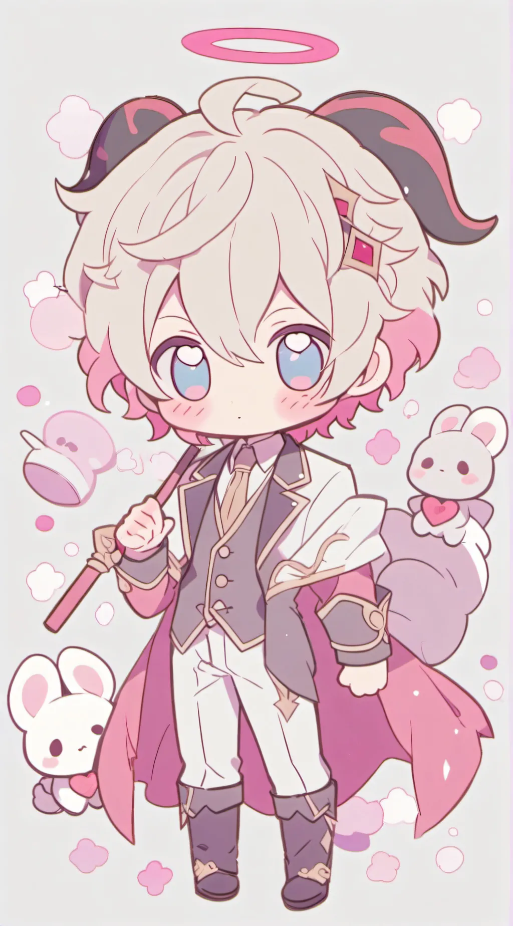 ai character: u meet alastor  background