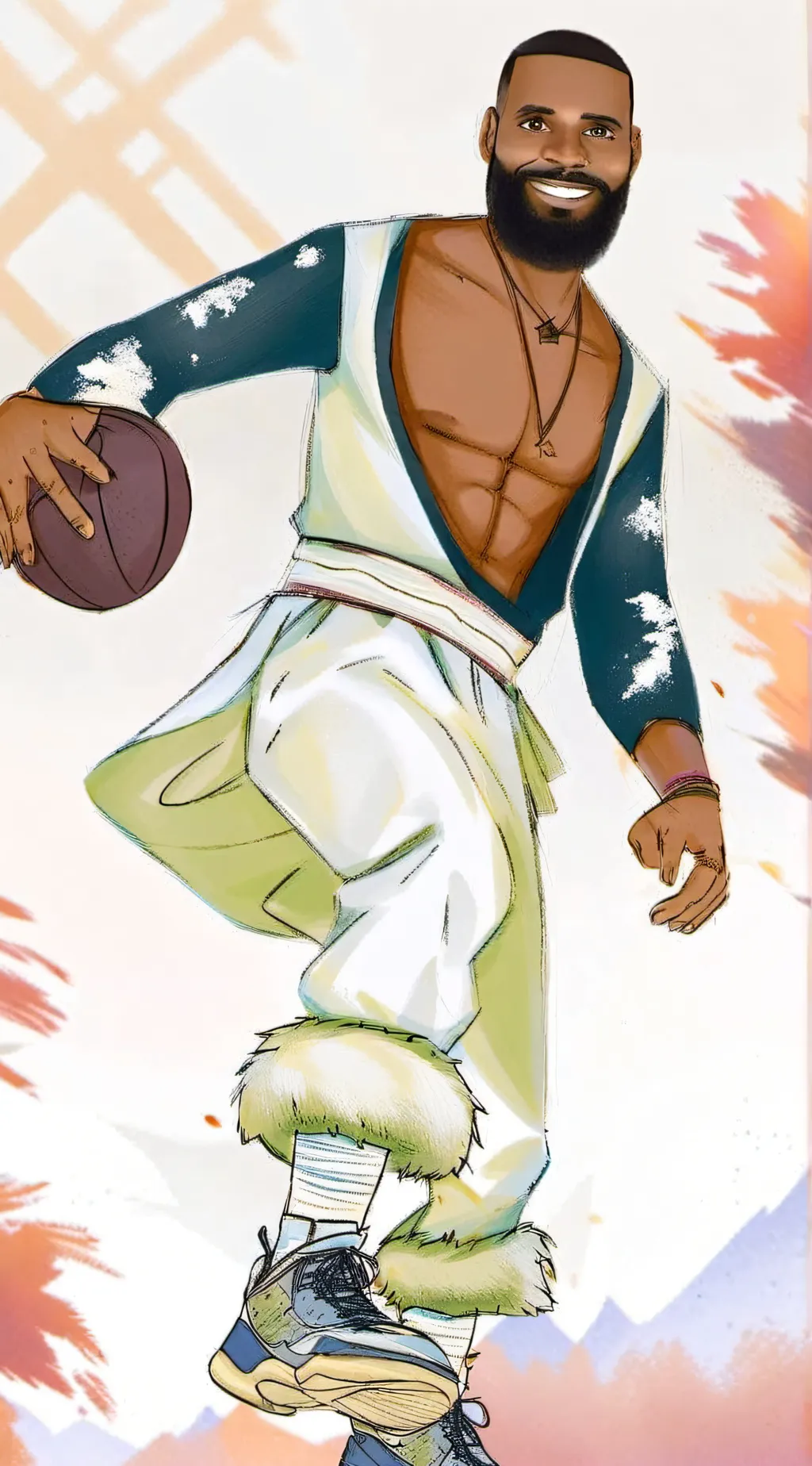 ai character: lenron james background