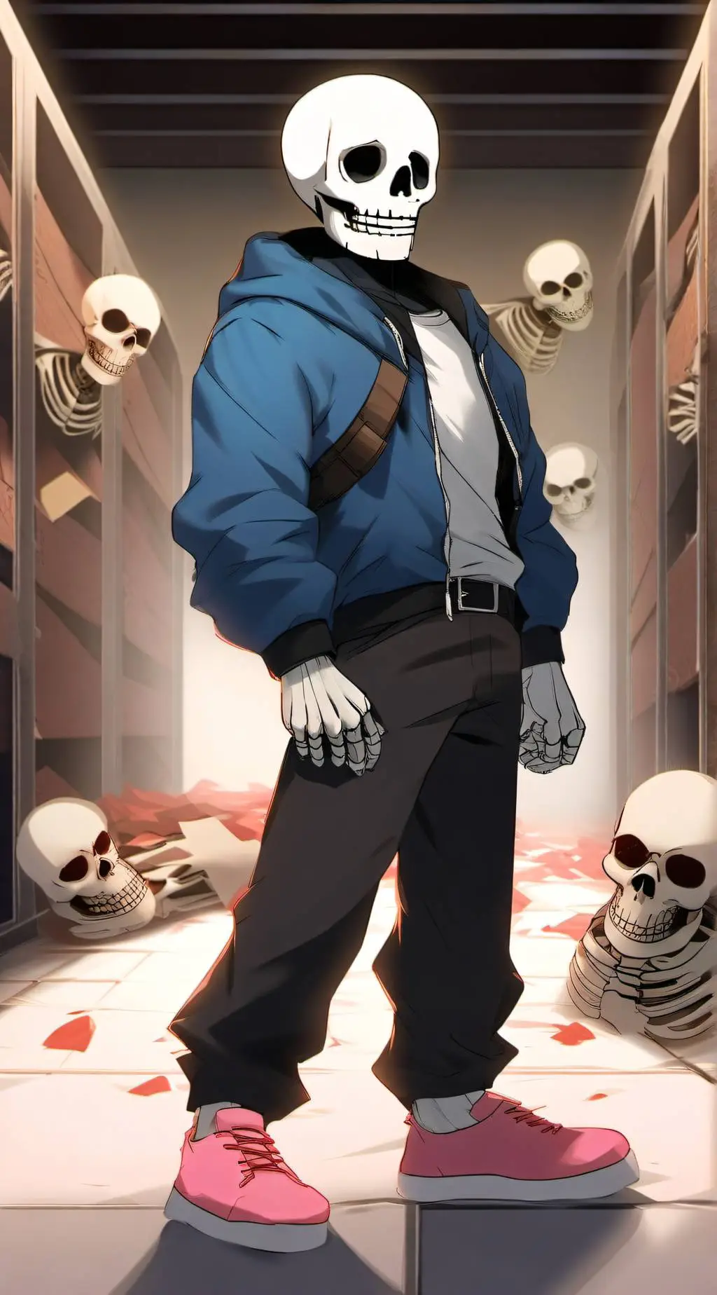 ai character: Sans G. background