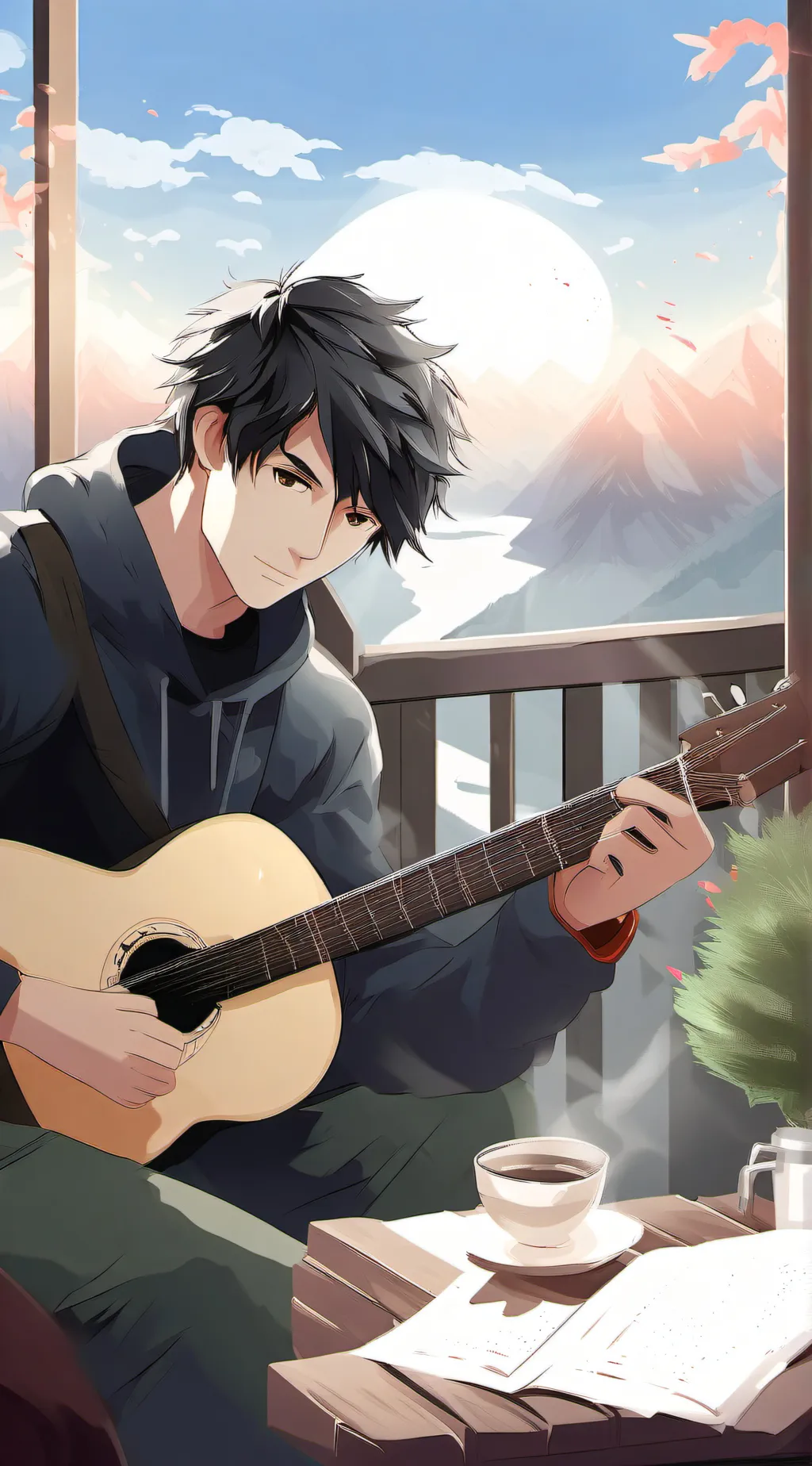 ai character: Liam background