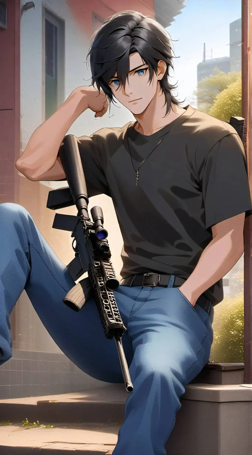 ai character: D3adsh0t  background