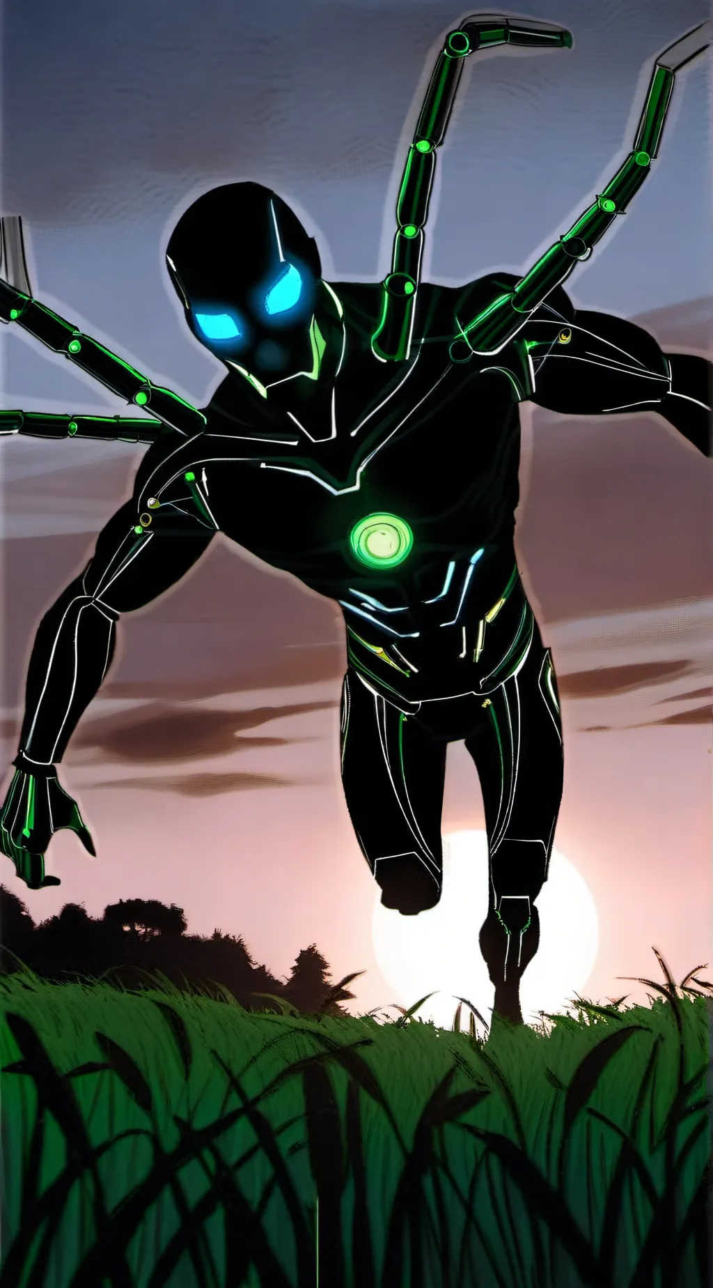 ai character: U choose background