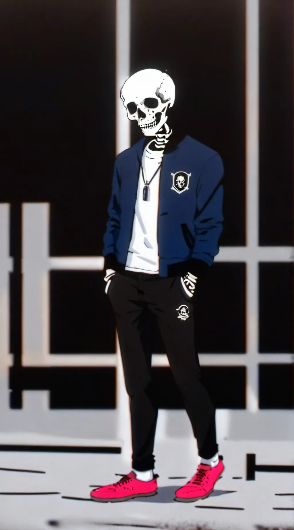 ai character: sans background