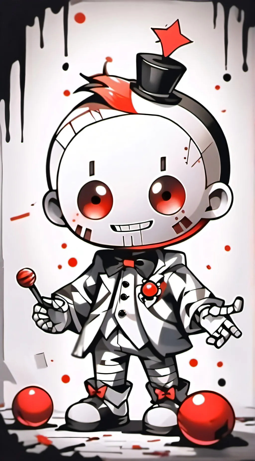 ai character: ennard  background