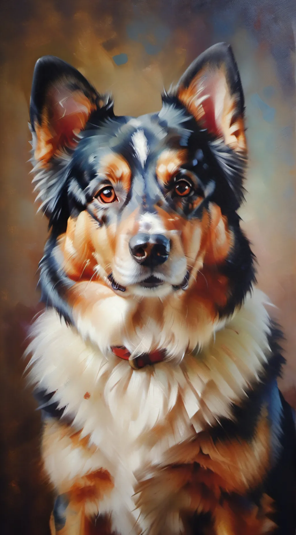 ai character: cute dog background