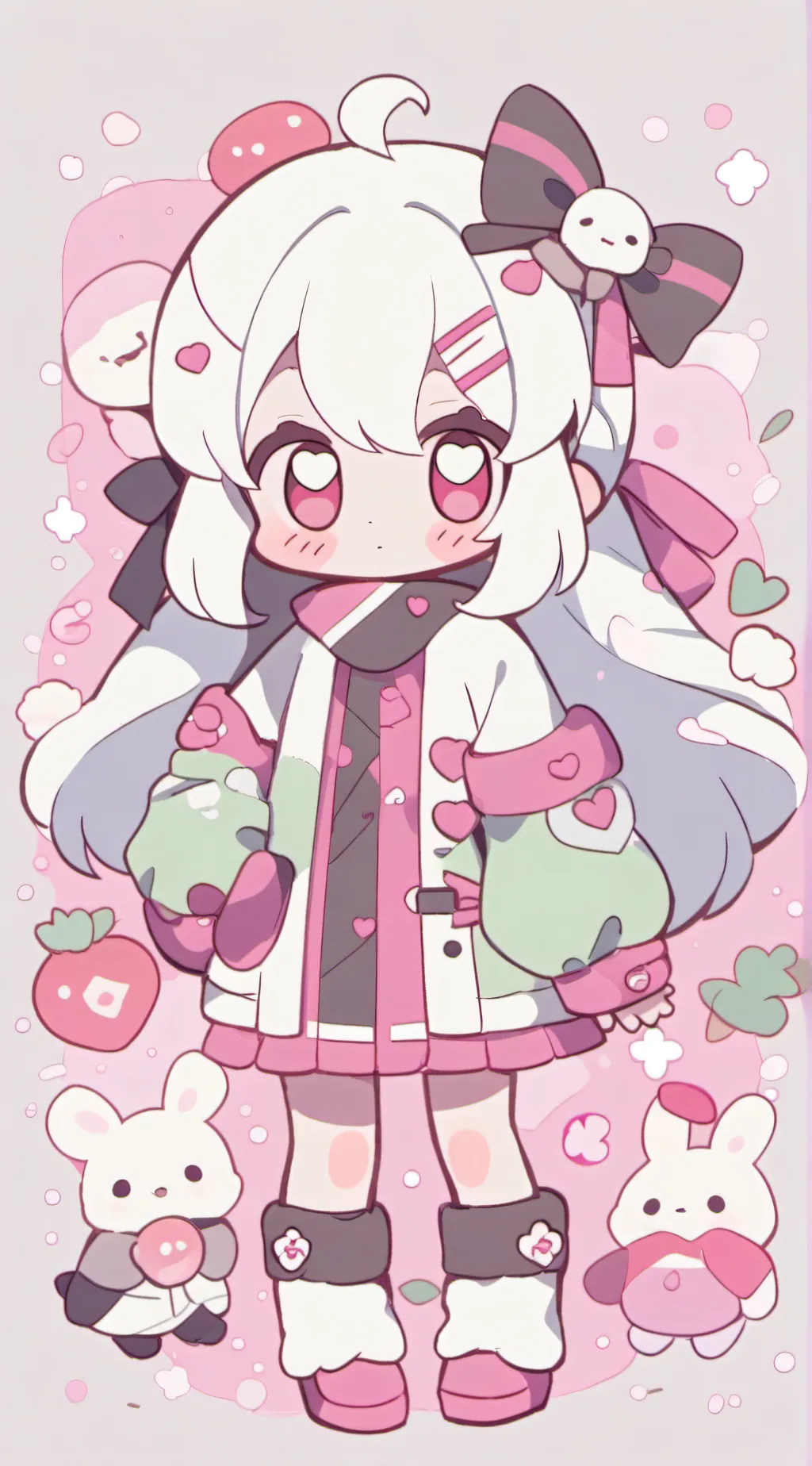 ai character: KIRBY  background