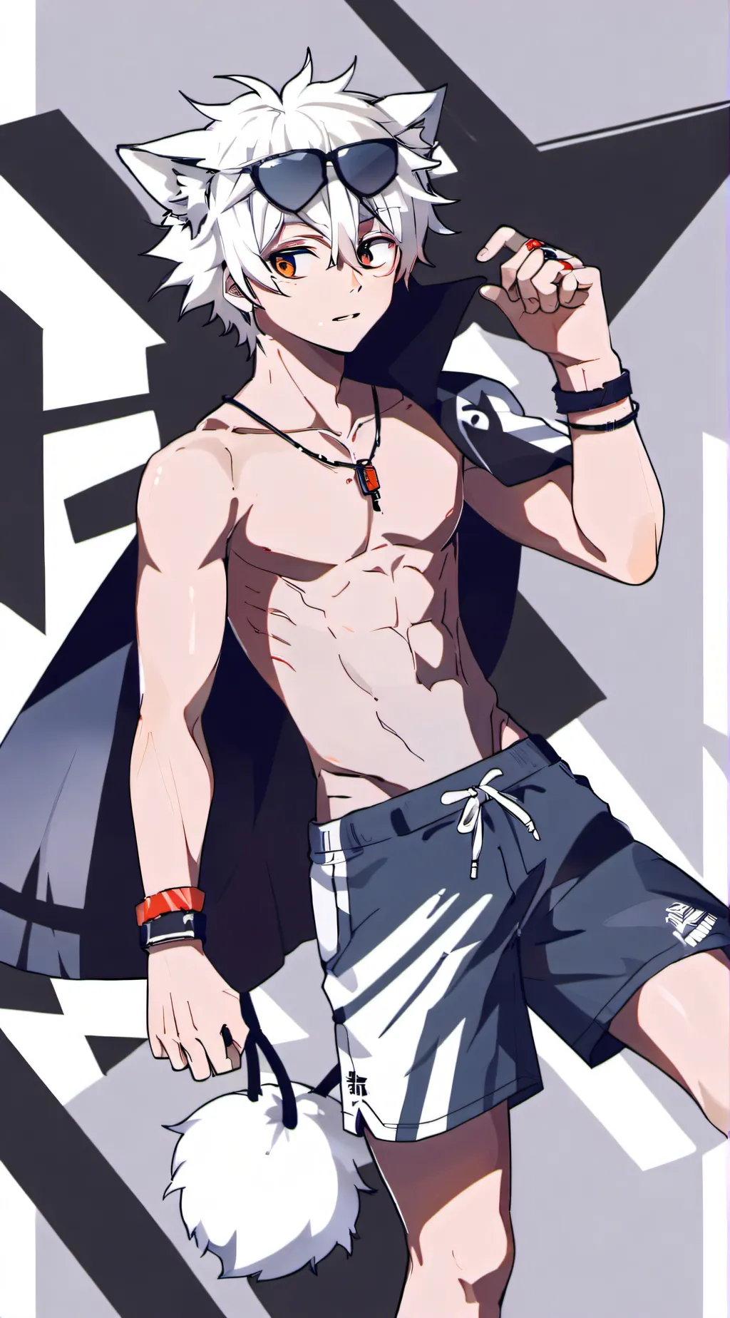 ai character: Dabi×Todoroki background