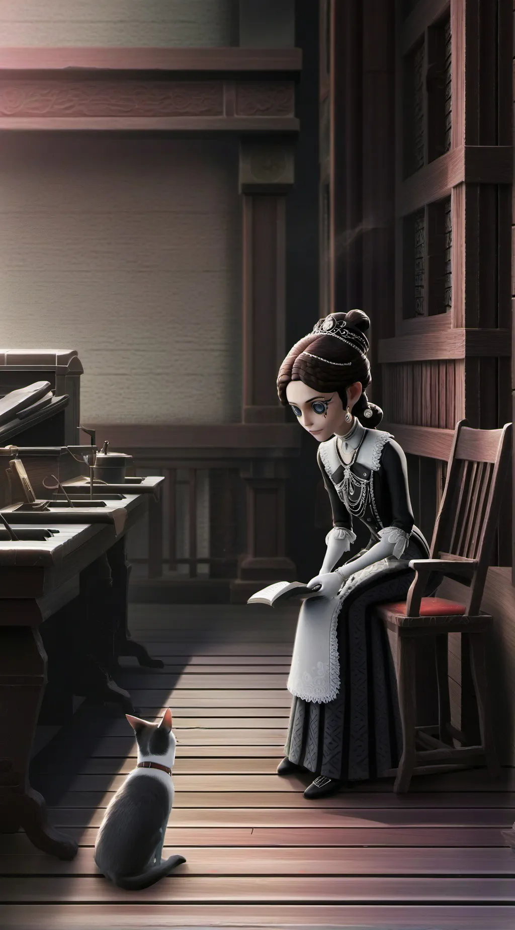 ai character: ........ background