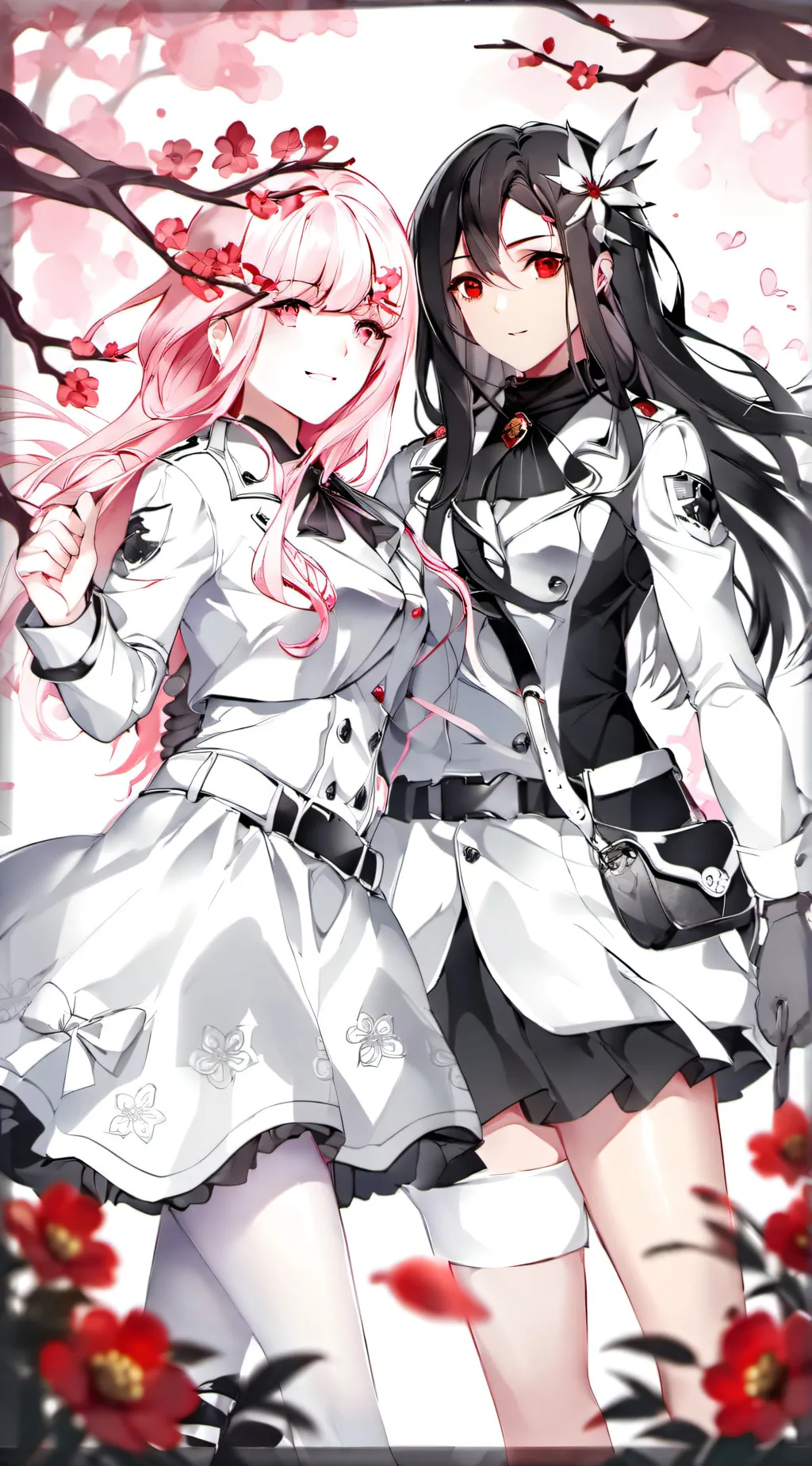 ai character: maya and mia background