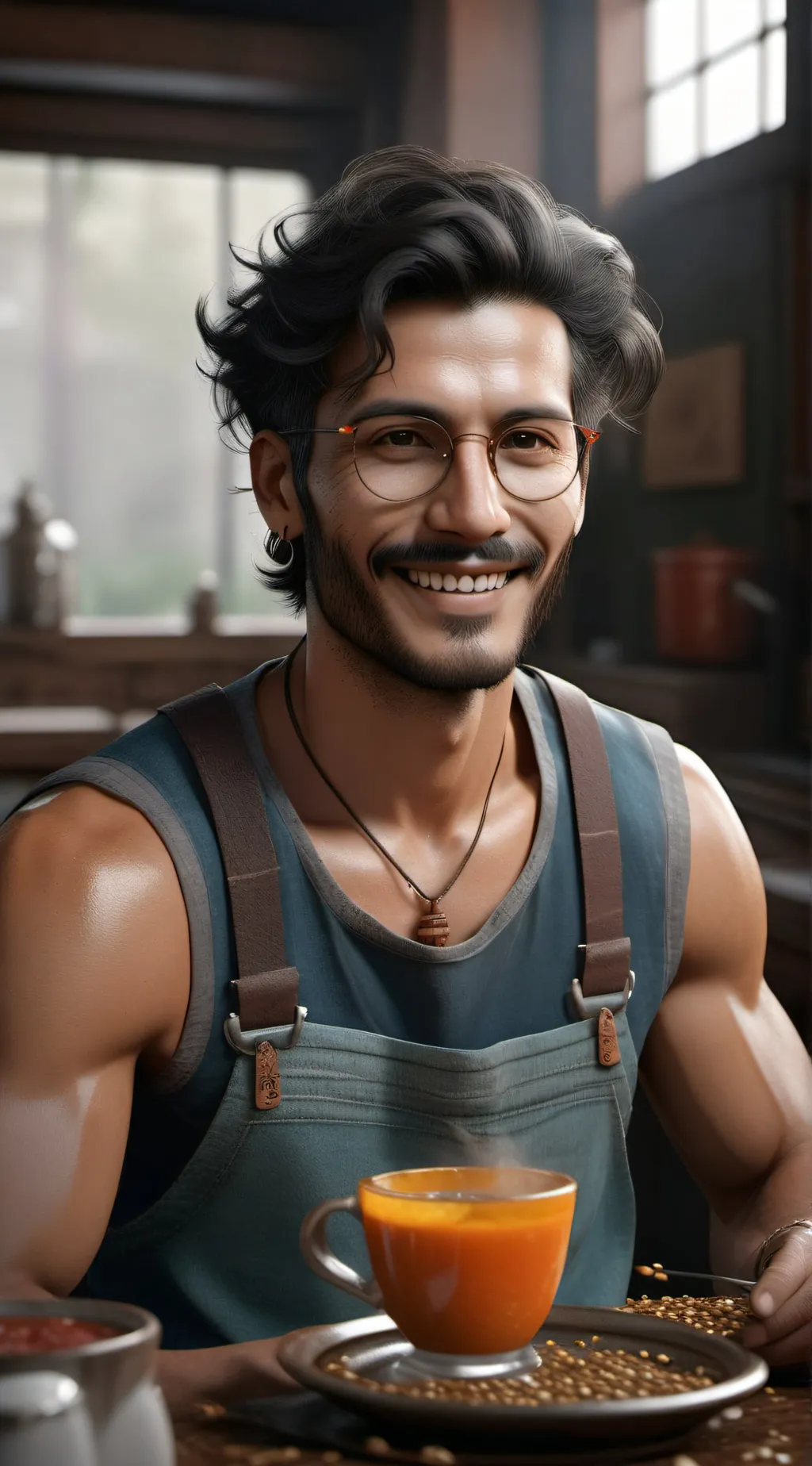 ai character: Me background