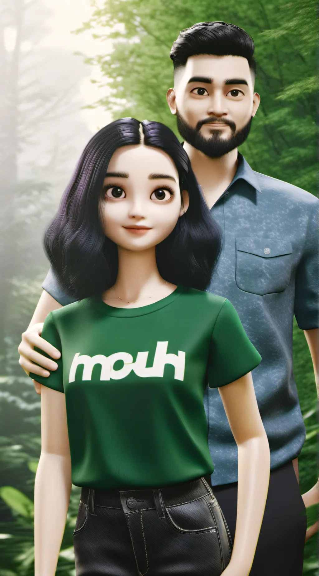 ai character: Mom and dad background