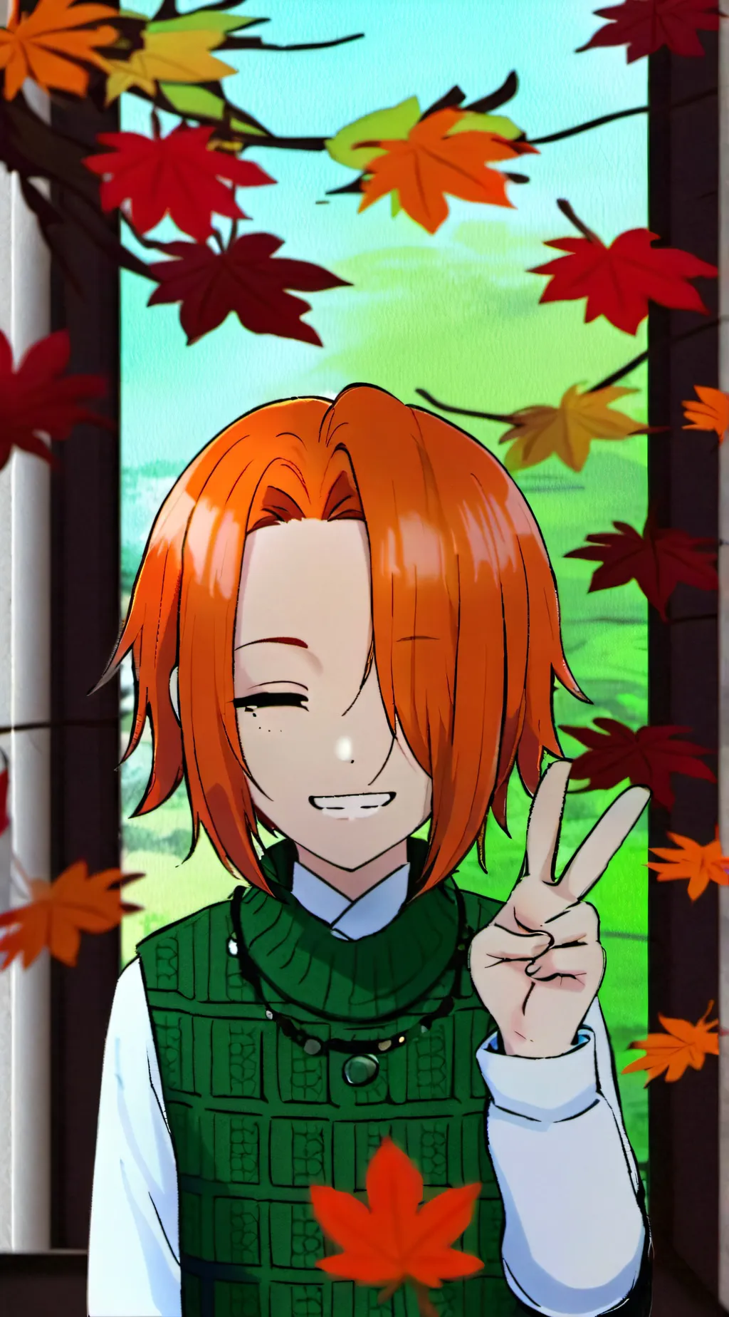 ai character: Lismo's eye Reveal background