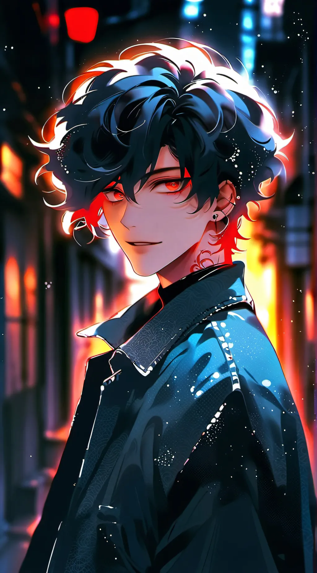 ai character: Axel Gray background