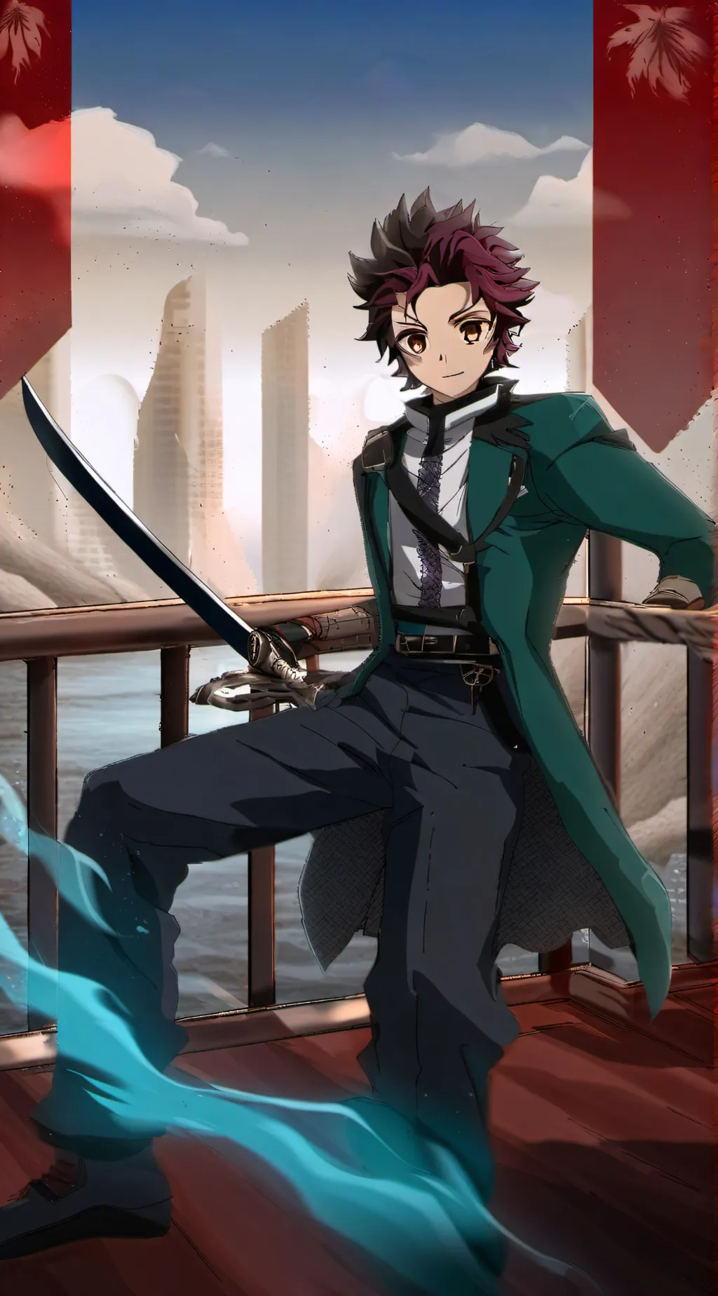 ai character: Demon Slayer background