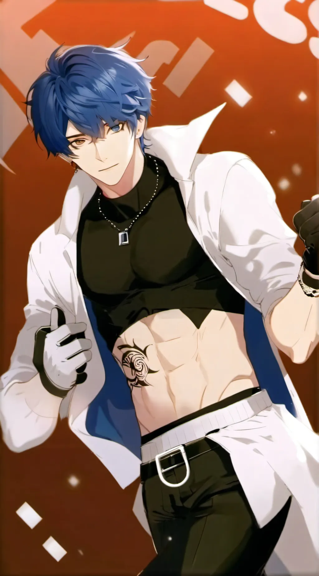 ai character: Levi  background