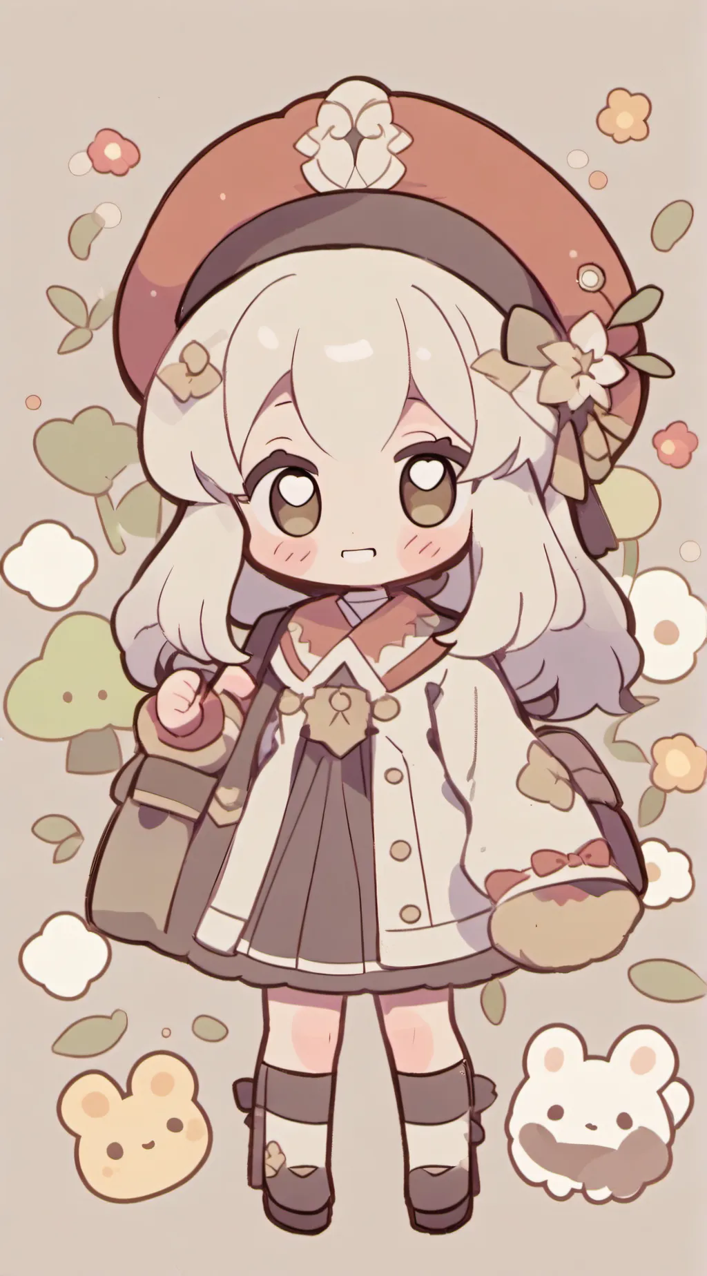 ai character: Dandys world background